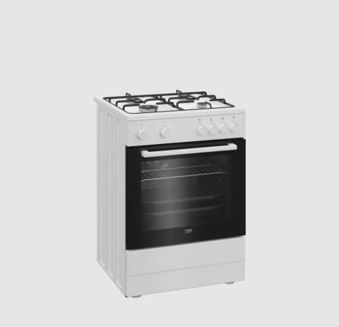 Beko BFE 400-1 B Beyaz Doğalgazlı Ocaklı Fırın