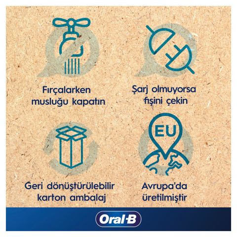 Oral-B D103 Vitality Pro Protect X Clean Şarjlı Beyaz Diş Fırçası