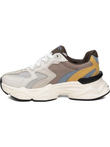 Benetton BNI-11121 Kadın Klasik Sneaker Bej