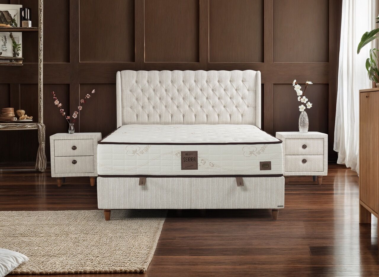 MyViscoo Serra Yatak Baza Başlık Set