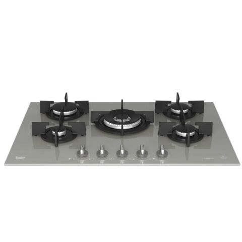 Beko BOCD T 7521 DWKG Wok Gözlü Gri Cam Ankastre Ocak