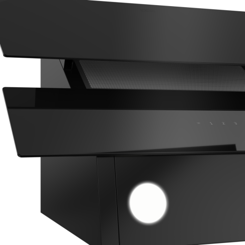 Beko BDE 6045 S Siyah Cam Duvar Tipi Ankastre Davlumbaz