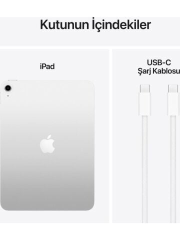 iPad 11. Nesil Wi-Fi 128 GB 11'' MD3Y4TU/A Gümüş Tablet