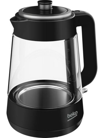 Beko CM 5964 B Floral Siyah 1900 W Cam Demlikli Çay Makinesi