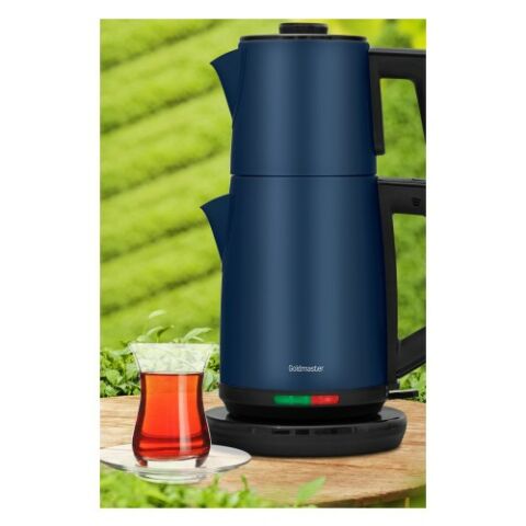Goldmaster GM-7344EM Akasya Ege Mavisi 2200 W Çelik Çay Makinesi