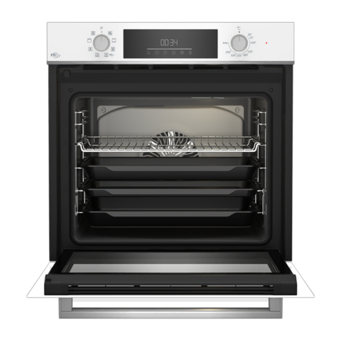 Beko BFC 432 B FitFry Beyaz Ankastre Fırın