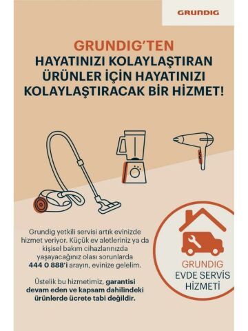 Grundig MC 8030 Şarjlı Sakal ve Saç Kesme Makinesi