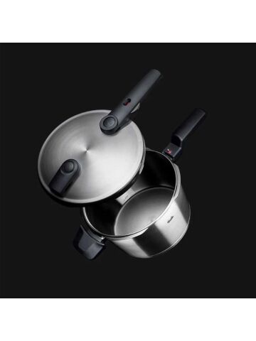 Fissler Vitaquick Premium Buhar Aparatlı 6 lt Düdüklü Tencere