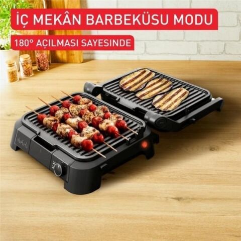 Tefal SuperGrill 3in1 Siyah 2000 W Izgara ve Tost Makinesi