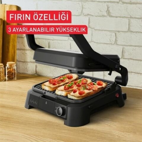 Tefal SuperGrill 3in1 Siyah 2000 W Izgara ve Tost Makinesi