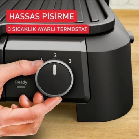 Tefal SuperGrill 3in1 Siyah 2000 W Izgara ve Tost Makinesi