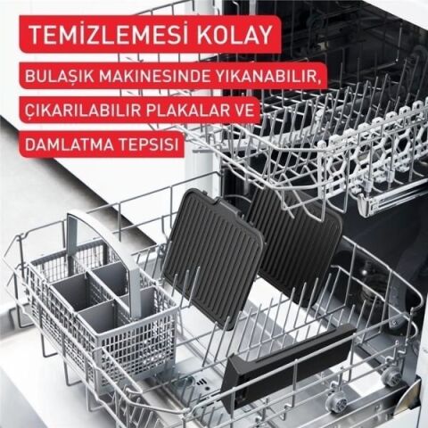 Tefal SuperGrill 3in1 Siyah 2000 W Izgara ve Tost Makinesi