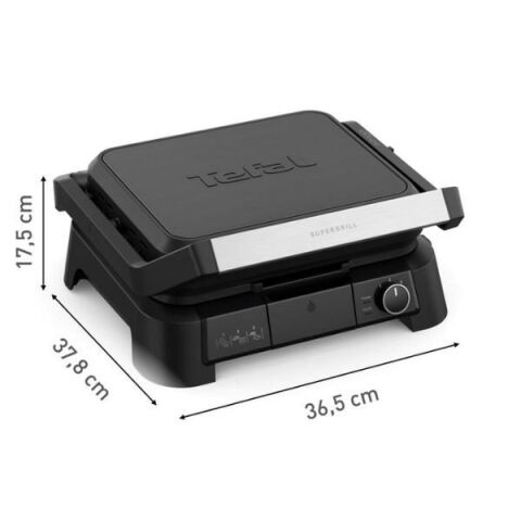 Tefal SuperGrill 3in1 Siyah 2000 W Izgara ve Tost Makinesi