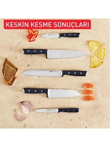Tefal EverSharp Pro 5 Bıçaklı Entegre Otomatik Bileyicili Siyah Bıçak Seti