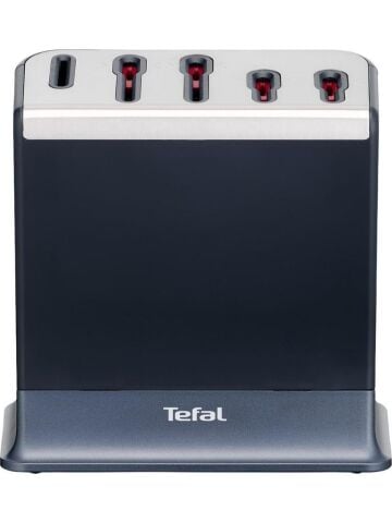 Tefal EverSharp Pro 5 Bıçaklı Entegre Otomatik Bileyicili Siyah Bıçak Seti