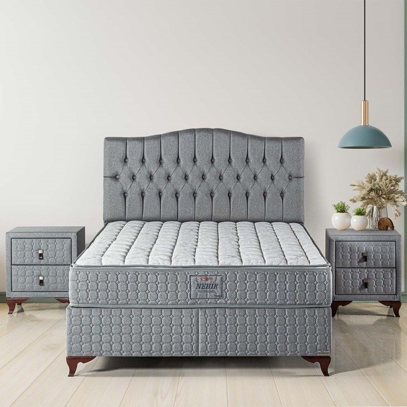 MyViscoo Nehir Yatak Baza Başlık Set