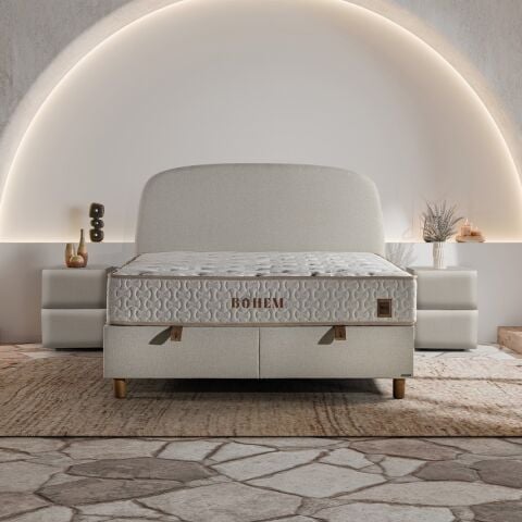 MyViscoo Bohem Yatak Baza Başlık Set