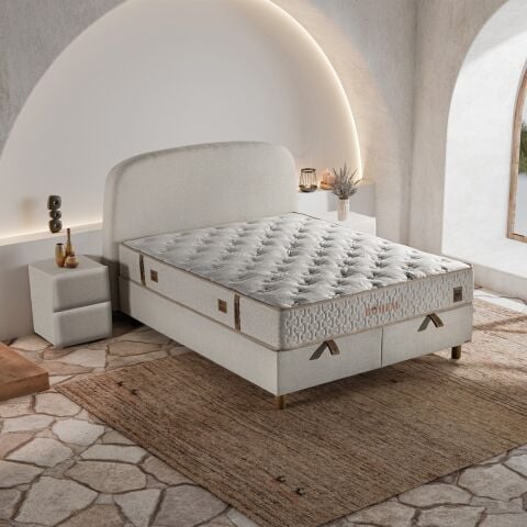 MyViscoo Bohem Yatak Baza Başlık Set
