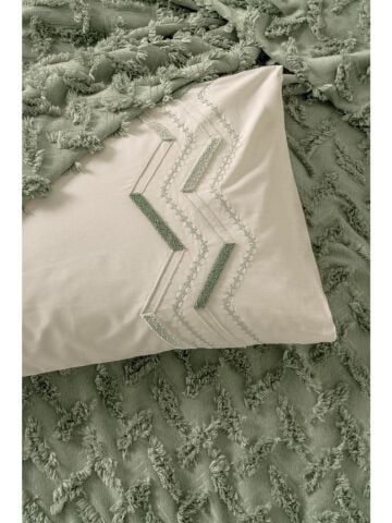 Cotton Box Limi Çift Kişilik Yatak Örtülü Nevresim Takımı Summit Bej