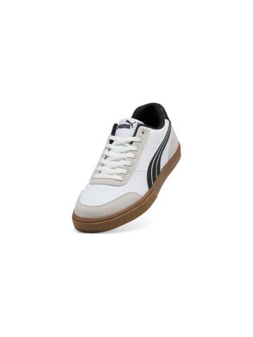 Puma Court Ever 407186-02 Beyaz-Siyah Sneaker