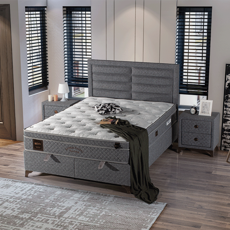 MyViscoo Hermes Yatak Baza Başlık Set