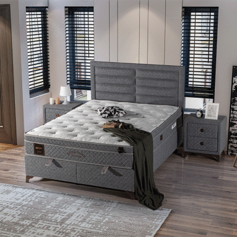 MyViscoo Hermes Yatak Baza Başlık Set