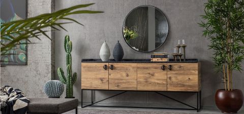 Loft Yemek Odası Takımı