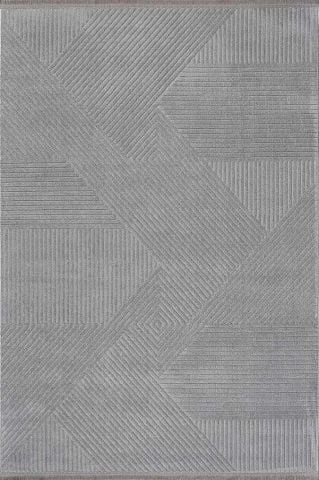 Gümüşsuyu Halı Deco Geo 80010 Gri 160x230