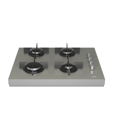Beko BSTOC 828 G Gri Cam Set Üstü Ocak