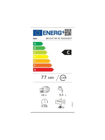 Beko BM 6147 WF SC 6 Programlı Bulaşık Makinesi