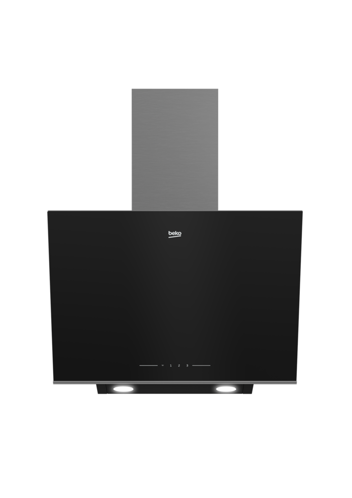 Beko BDE 6060 S Siyah Duvar Tipi Davlumbaz