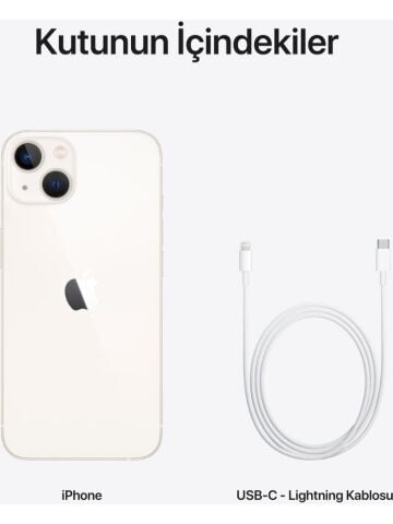 iPhone 13 128 GB Yıldız Işığı