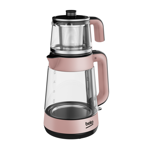 Beko CM 5964 R Floral Rose Gold 1900 W Cam Demlikli Çay Makinesi