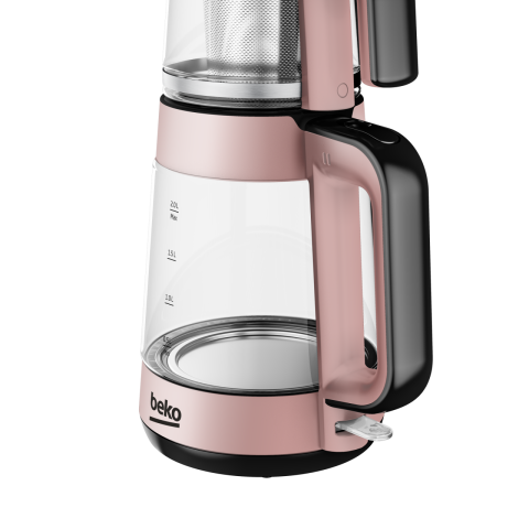 Beko CM 5964 R Floral Rose Gold 1900 W Cam Demlikli Çay Makinesi