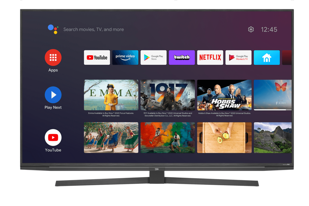 Beko Crystal Pro X B55 B 970 A 4K Ultra HD 55'' 140 Ekran Uydu Alıcılı Android Smart LED TV
