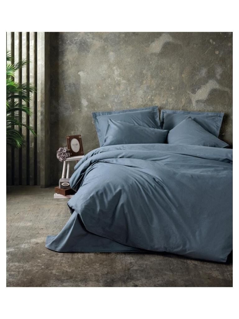 Cotton Box Plain Antrasit Çift Kişilik Nevresim Takımı