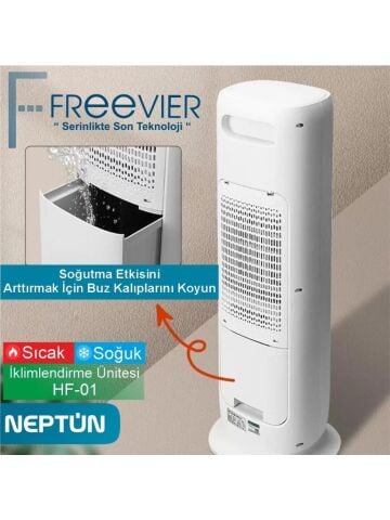 Freevier HF-01 Neptün Uzaktan Kumadanlı Kule Tipi Vantilatör