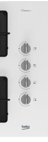 Beko BOCD K 6510 EB Beyaz Cam Ankastre Ocak