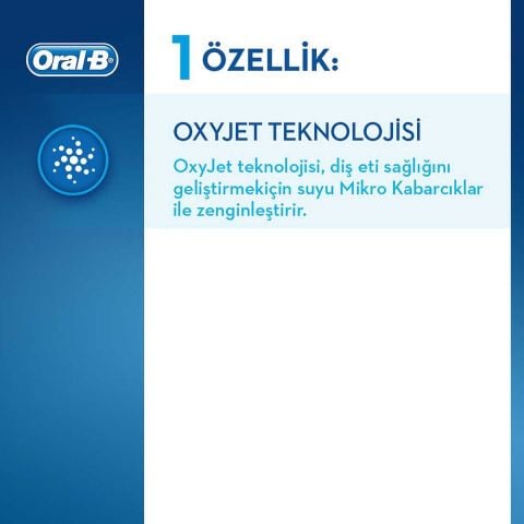 Oral-B Aquacare 4 Oxyjet 4 Mod Şarjlı Ağız Duşu
