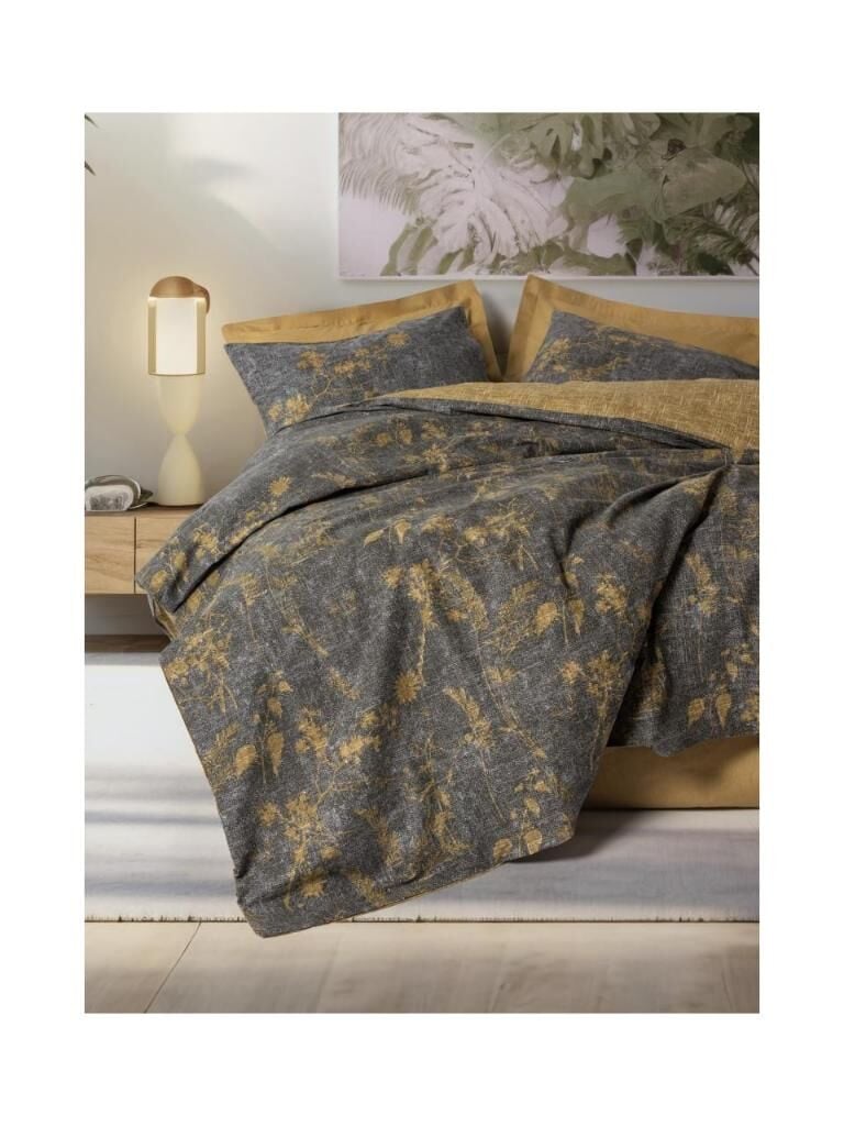 Cotton Box Dual Çift Kişilik Nevresim Takımı Yadawa Hardal