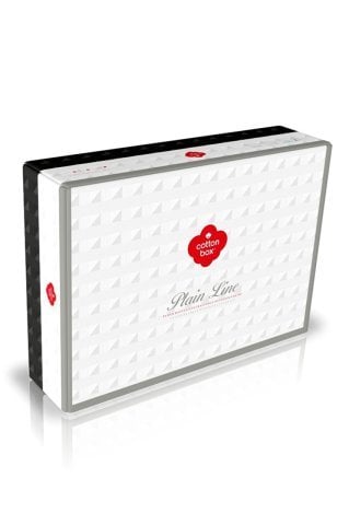 Cotton Box Çift Kişilik Battaniyeli Nevresim Takımı Tidy Kiremit Siyah