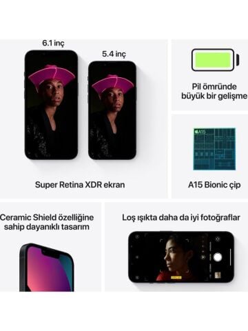 iPhone 13 128 GB Gece Yarısı