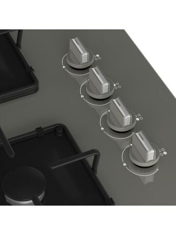 Beko BOCD K 6510 EG Gri Cam Ankastre Ocak