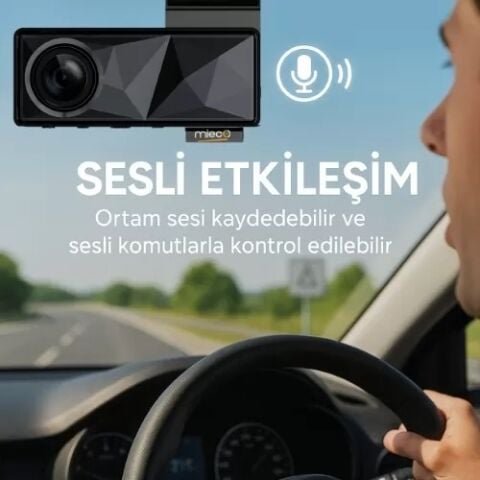 Mieco A11 Ön ve Arka 4K Araç Kamerası Seti