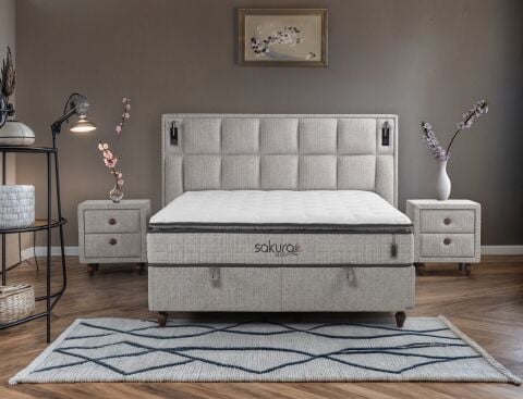 MyViscoo Sakura Yatak Baza Başlık Set