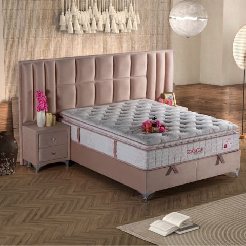 MyViscoo Sakura Yatak Baza Başlık Set