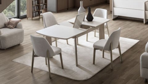 Japandi Yemek Odası Takımı