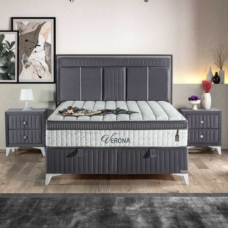 MyViscoo Verona Yatak Baza Başlık Set