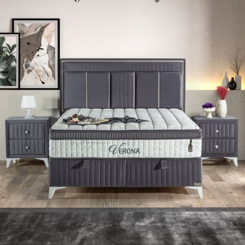 MyViscoo Verona Yatak Baza Başlık Set