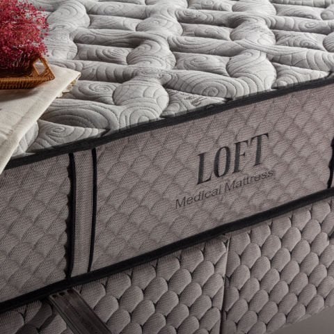 Loft Yatak Baza Başlık Set